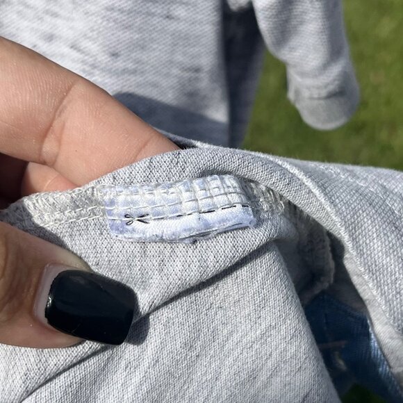 Banana Republic Grey Standard Fit Short Sleeve Polo Shirt Size L - Picture 4 of 6